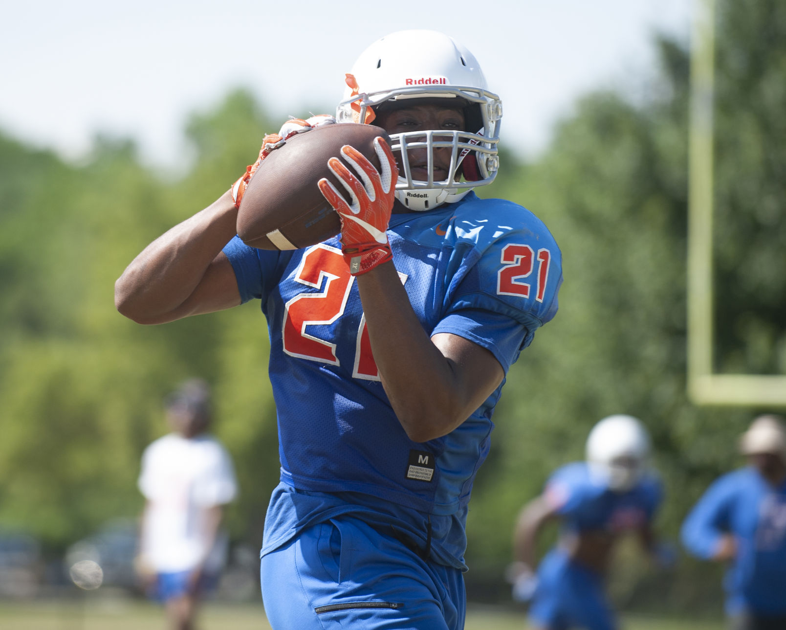 East St. Louis football practice
